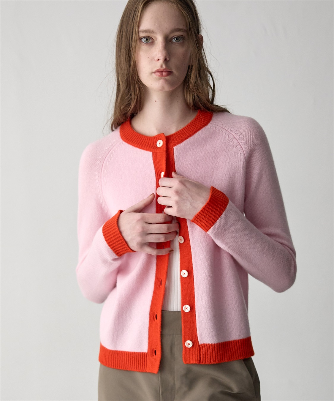 49AV JUNKO SHIMADA 【WEB限定】カシミヤ配色ニットカーディガン_sub_14