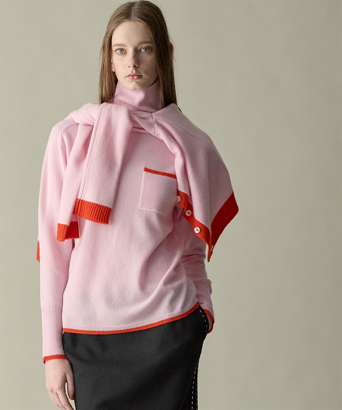 49AV JUNKO SHIMADA 【WEB限定】カシミヤ配色ニットカーディガン_sub_19