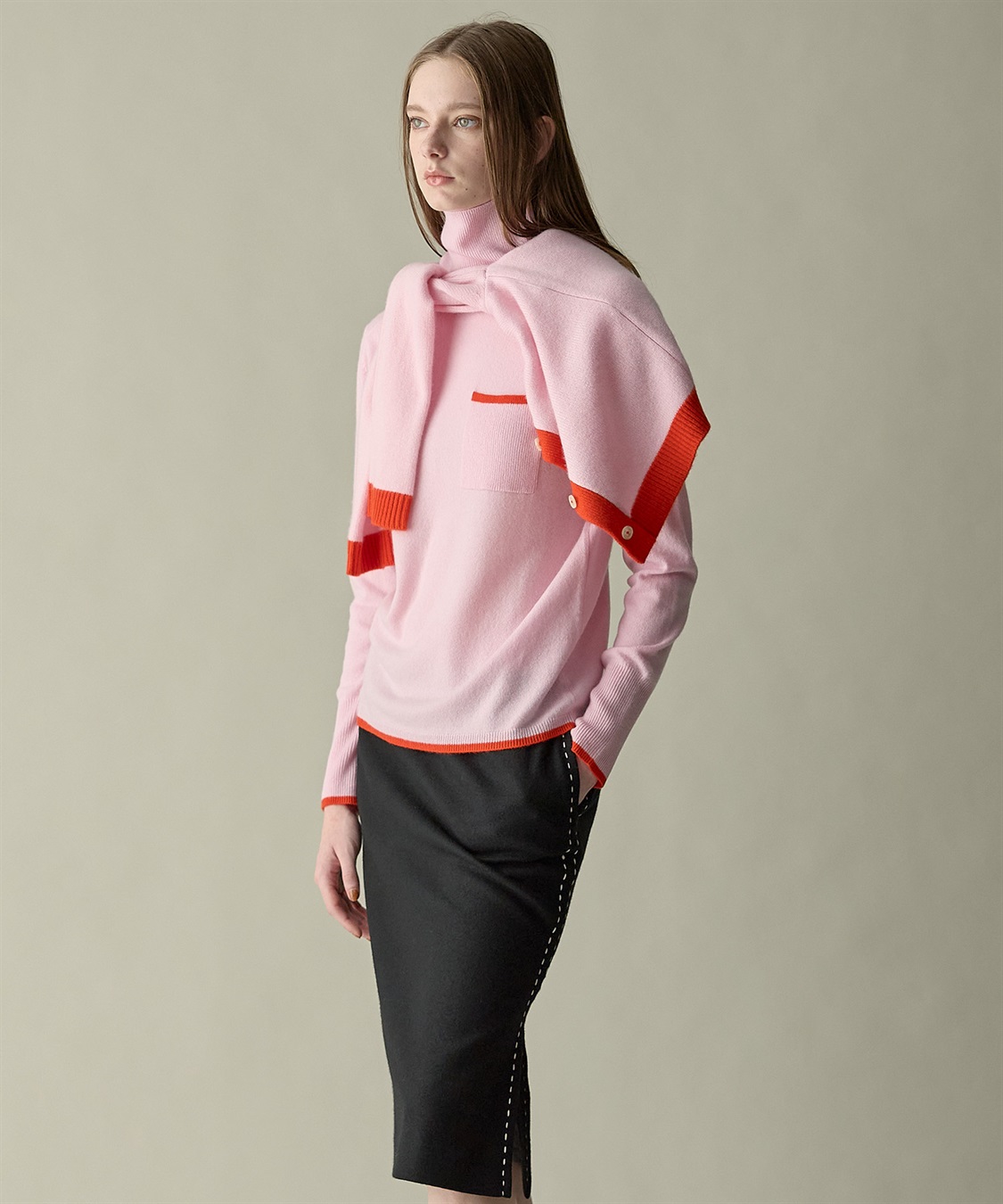 49AV JUNKO SHIMADA 【WEB限定】カシミヤ配色ニットカーディガン_sub_20