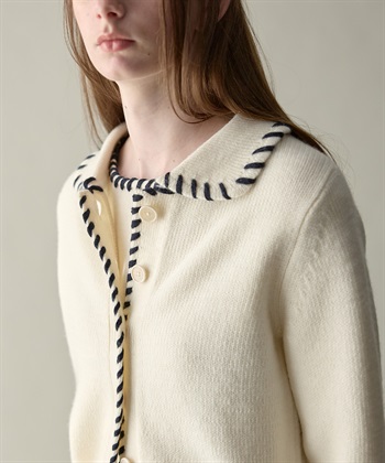 49AV JUNKO SHIMADA 【WEB限定】ステッチニットカーディガン_subthumb_3