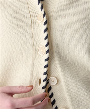 49AV JUNKO SHIMADA 【WEB限定】ステッチニットカーディガン_subthumb_6