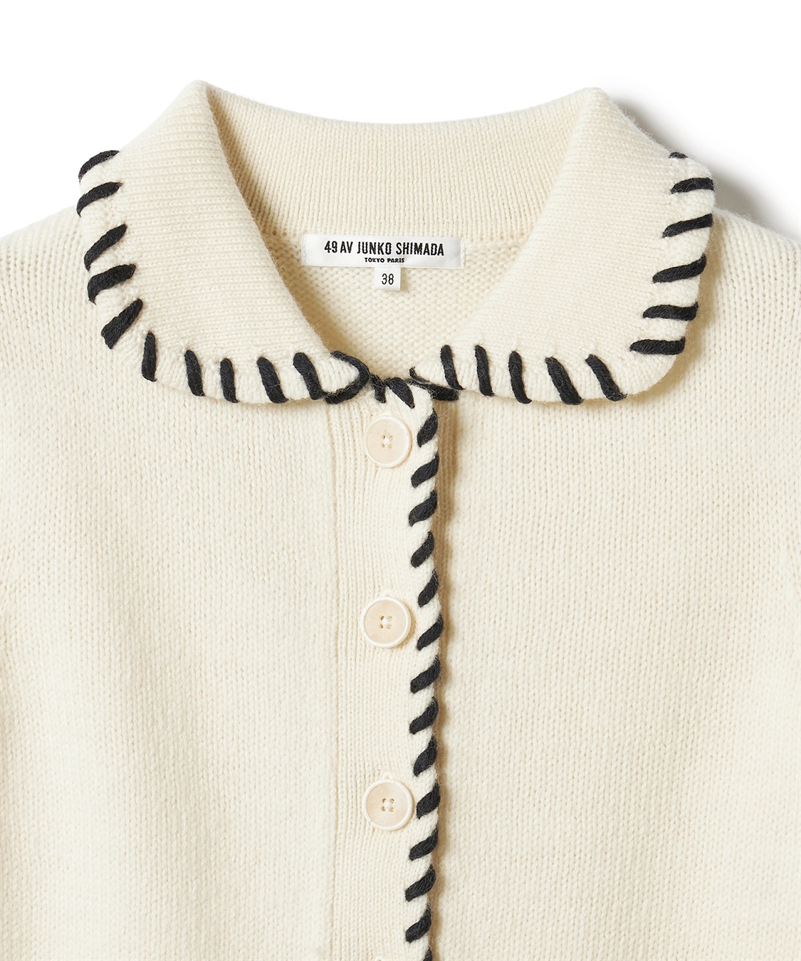 49AV JUNKO SHIMADA 【WEB限定】ステッチニットカーディガン_sub_13