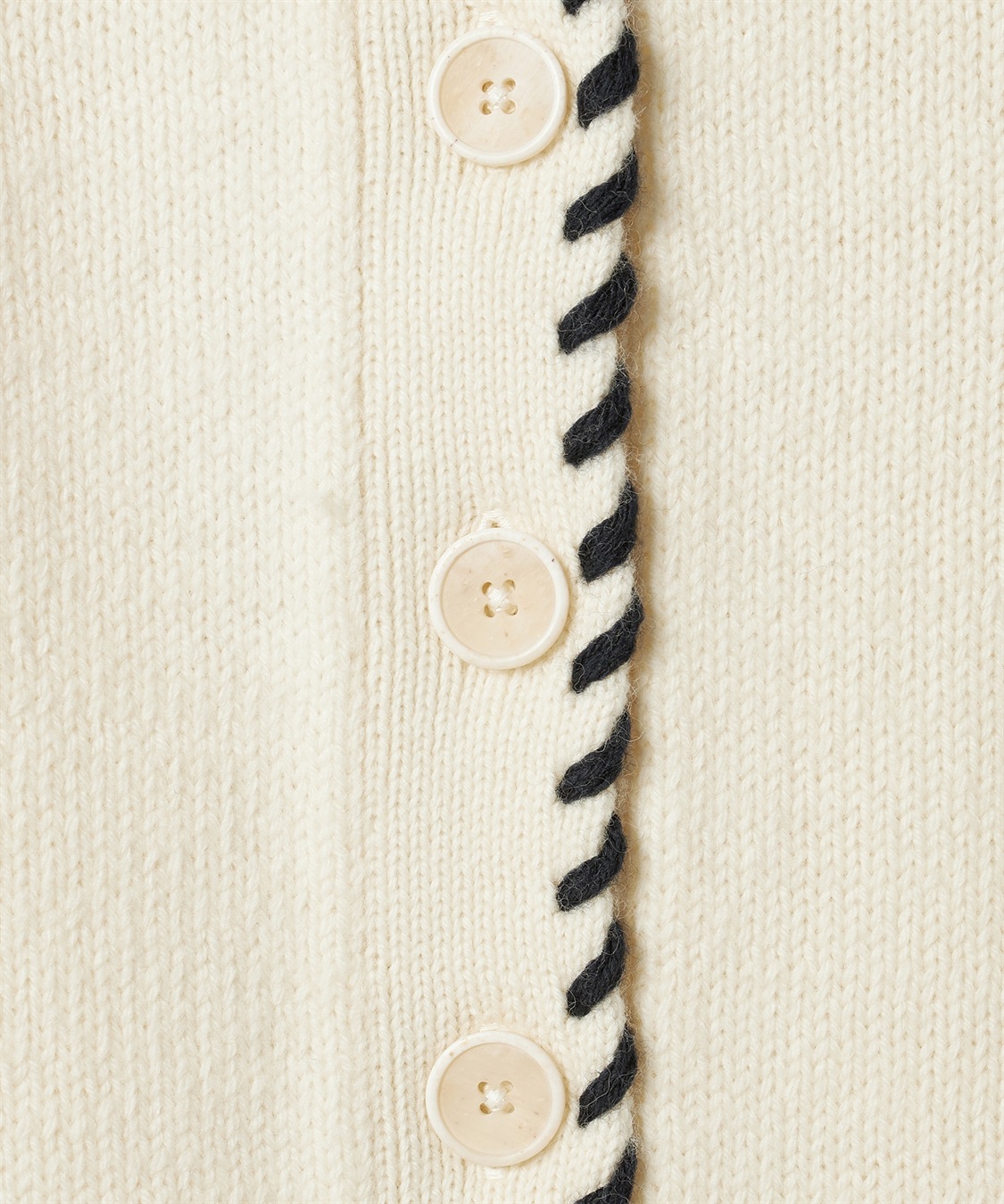 49AV JUNKO SHIMADA 【WEB限定】ステッチニットカーディガン_sub_16