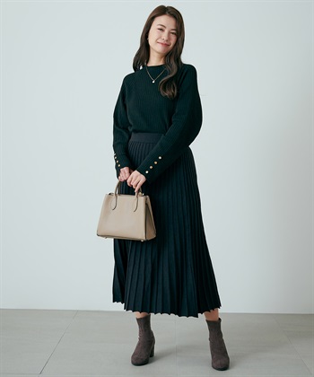Life Style by cross marche 【anyfee】ニットプリーツスカート_subthumb_8