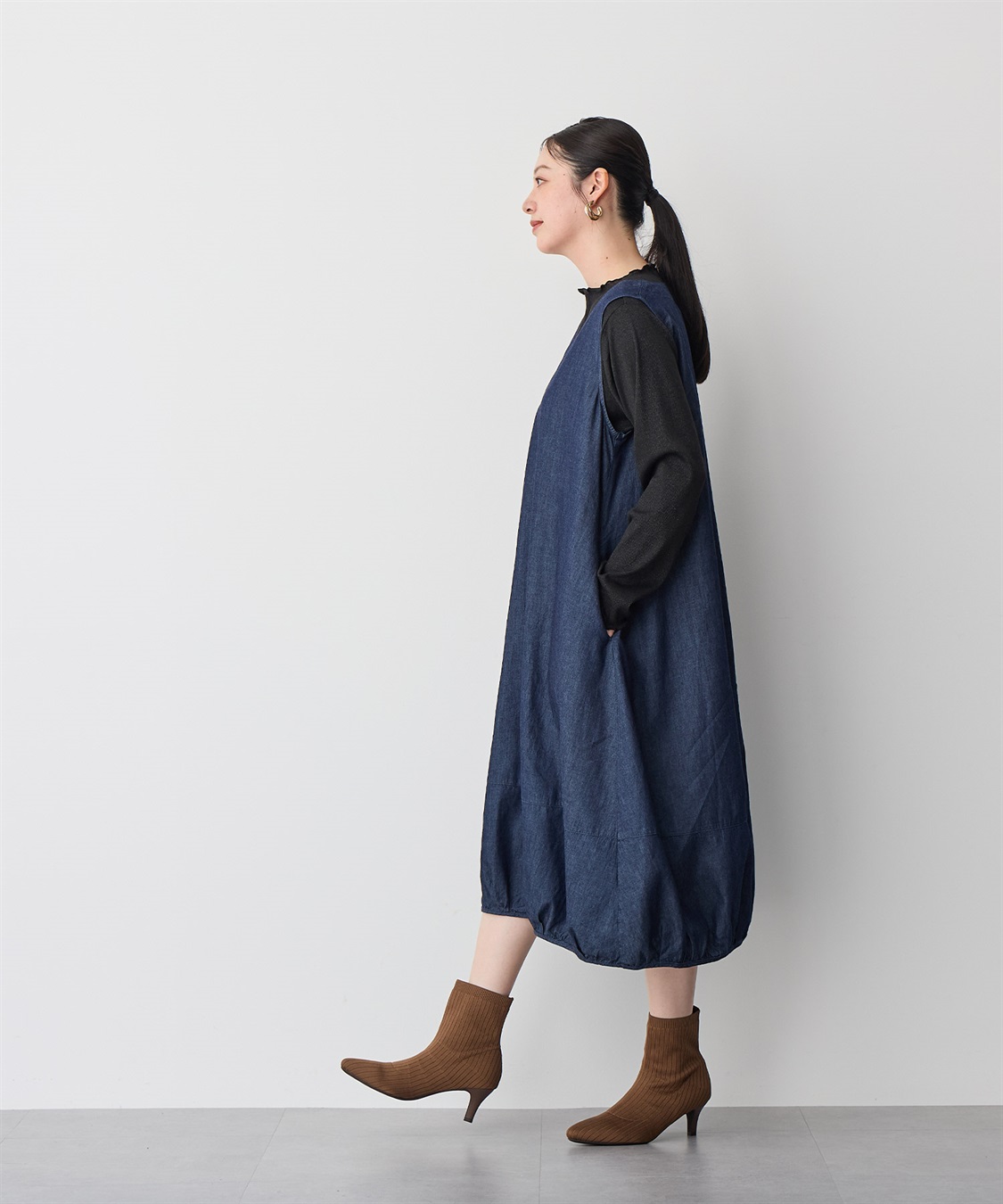 KEINARITA バルーントップス　ネイビー　36 楽天市場】keina（トップス｜レディースファッション）の通販