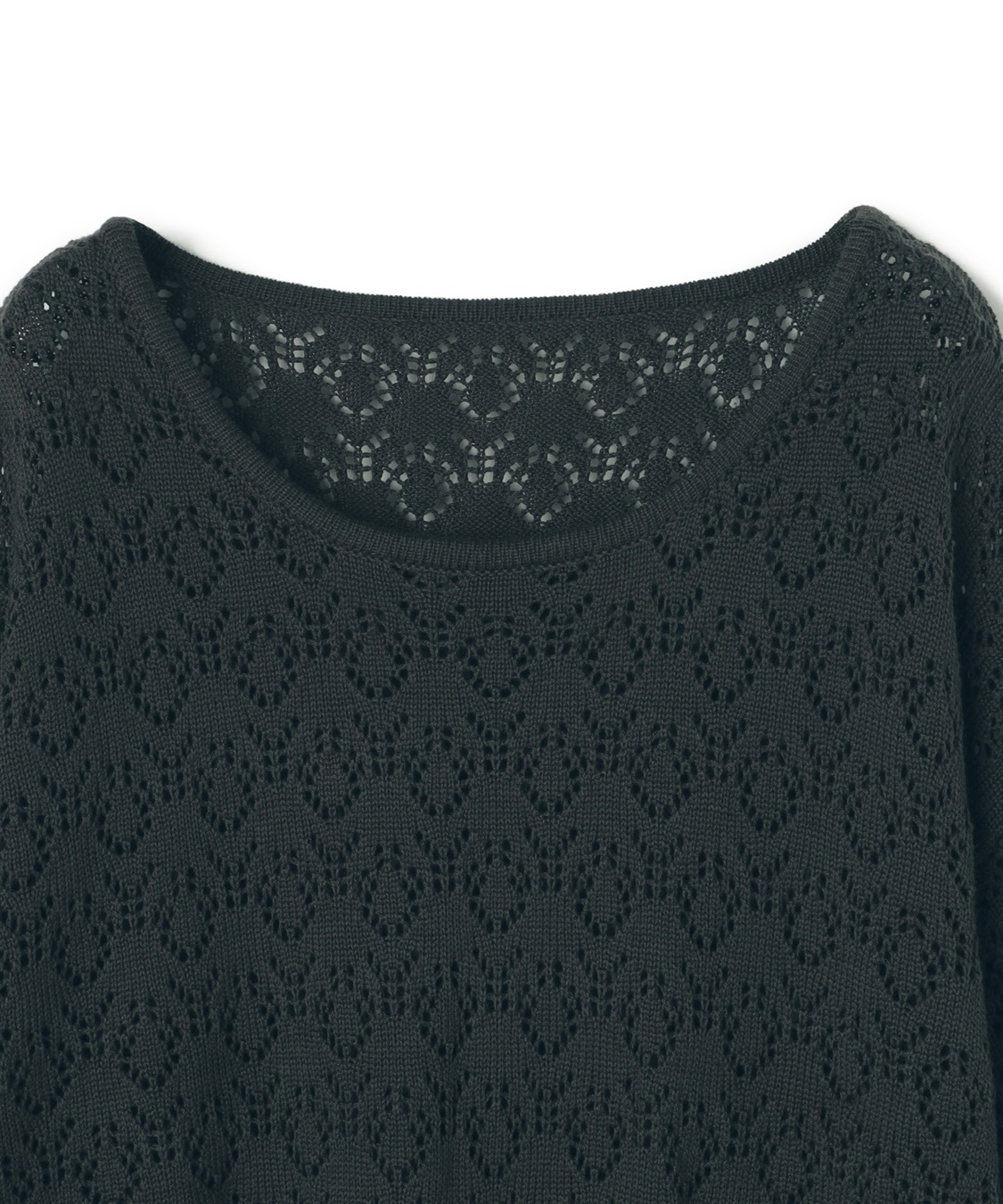 anyfee 【anyfee/プラスサイズ】透かし編みニットプルオーバー_sub_26