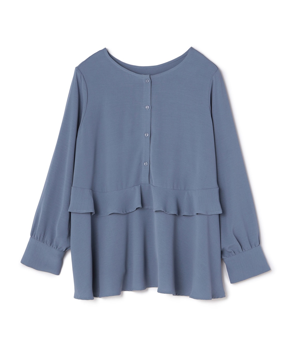 anyfee 【anyfee/プラスサイズ】前後2wayティアードフリルブラウス_sub_22