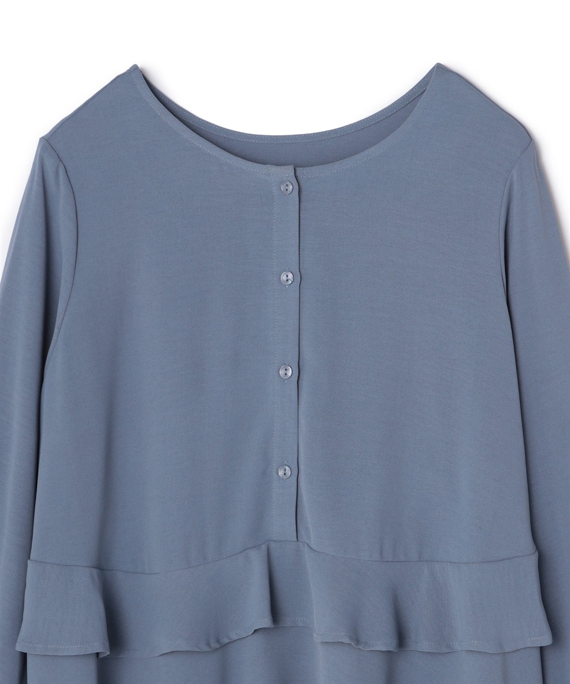 anyfee 【anyfee/プラスサイズ】前後2wayティアードフリルブラウス_sub_24