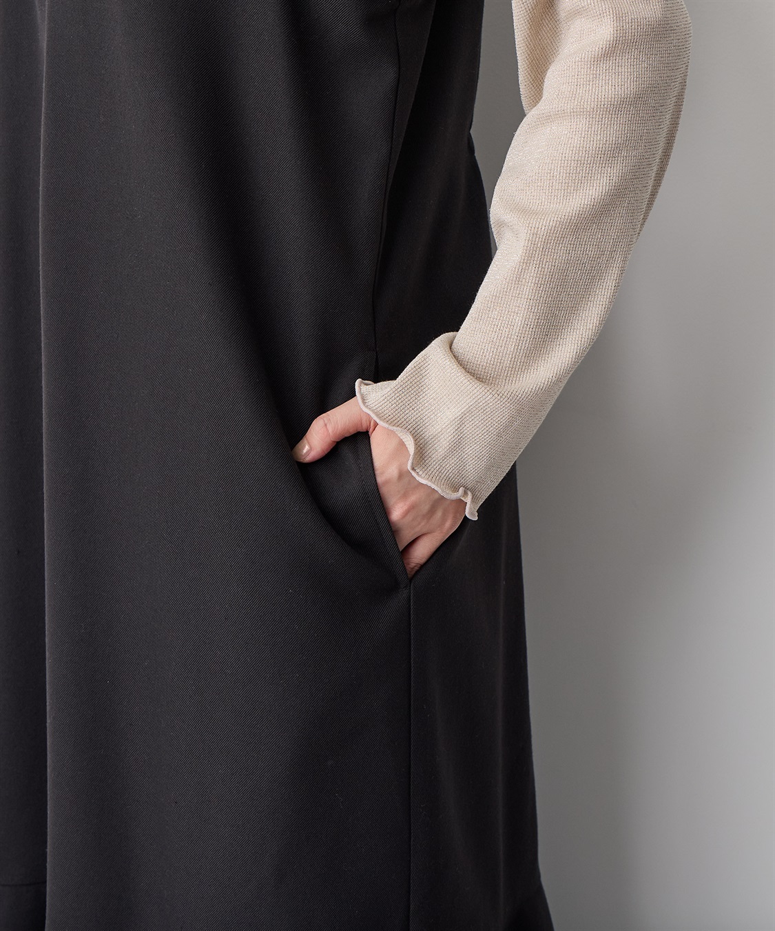 Life Style by cross marche 【anyfee/プラスサイズ】深ネックマーメイドジャンスカ_sub_13