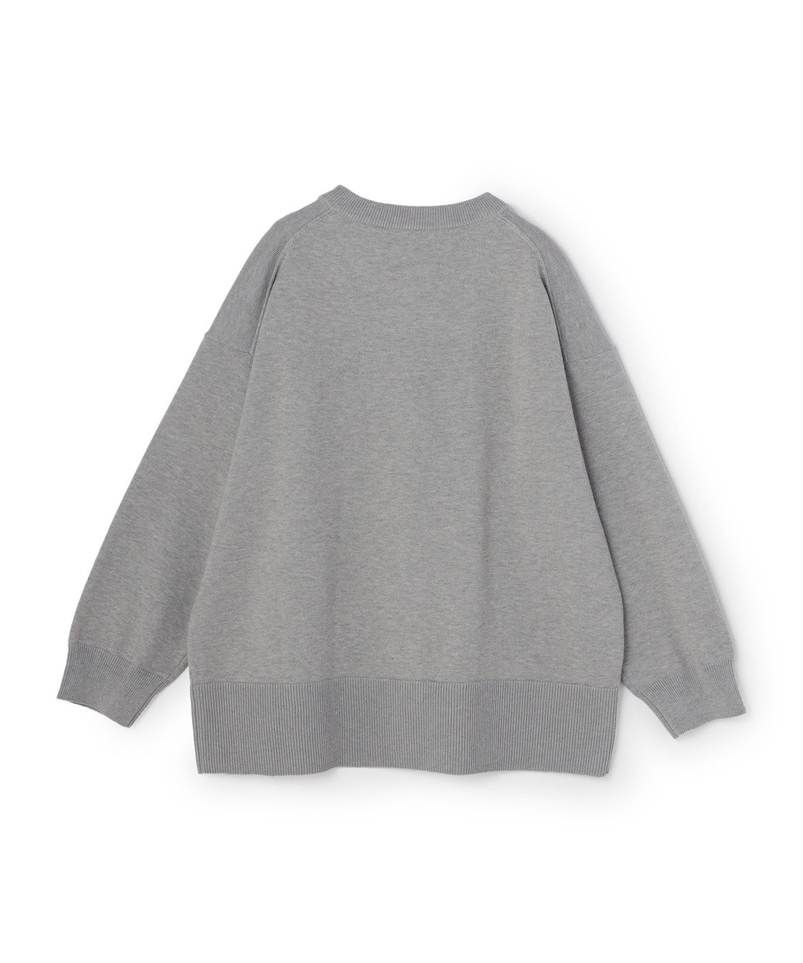 anyfee 【anyfee/プラスサイズ】スウェットライクニットカーディガン_sub_24