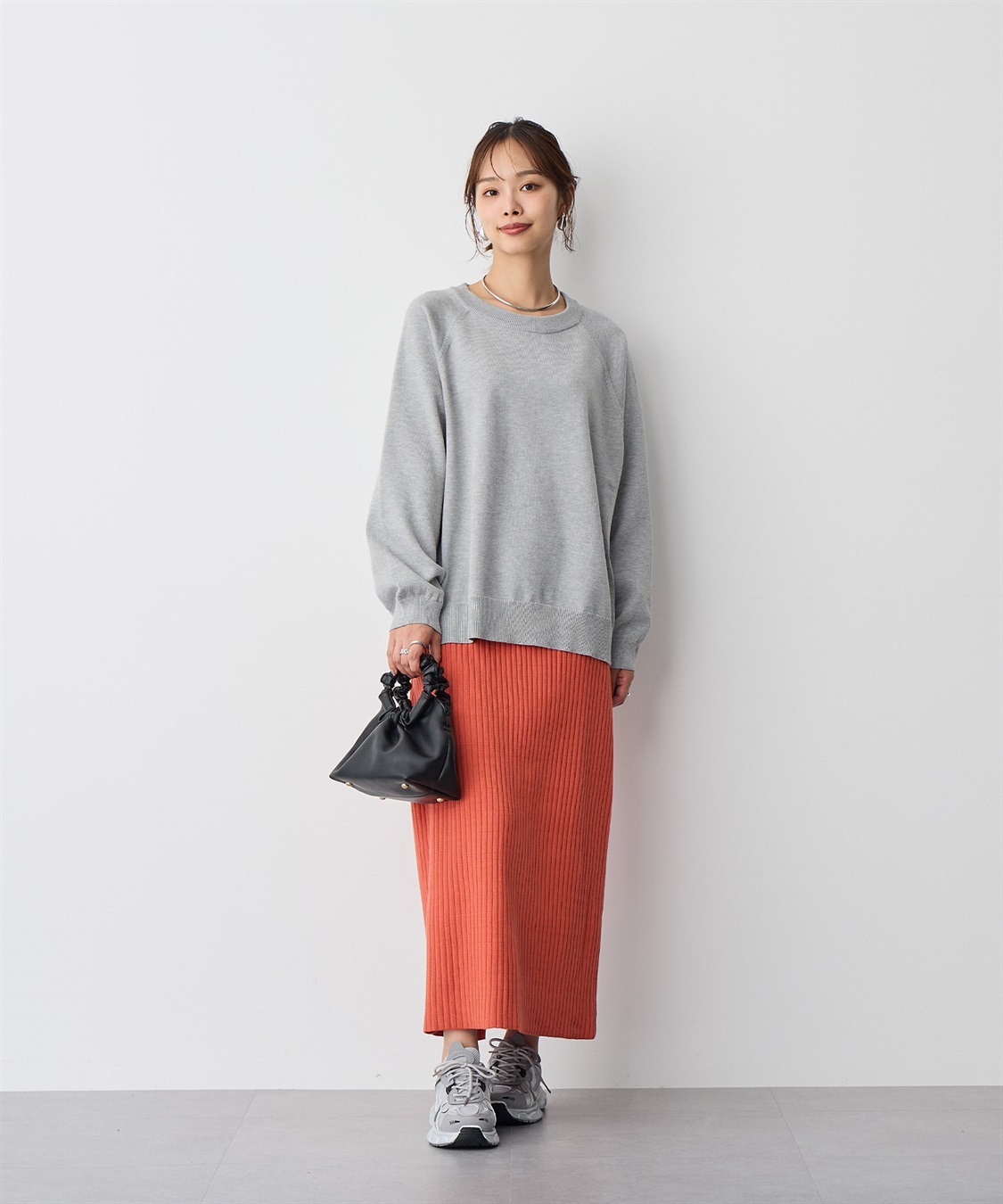 anyfee 【anyfee/プラスサイズ】ビックシルエットラグランニットプルオーバー_sub_16