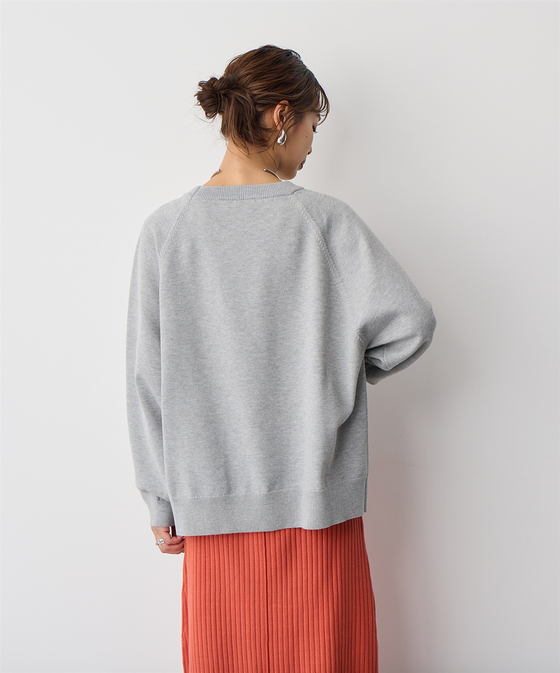 anyfee 【anyfee/プラスサイズ】ビックシルエットラグランニットプルオーバー_sub_18