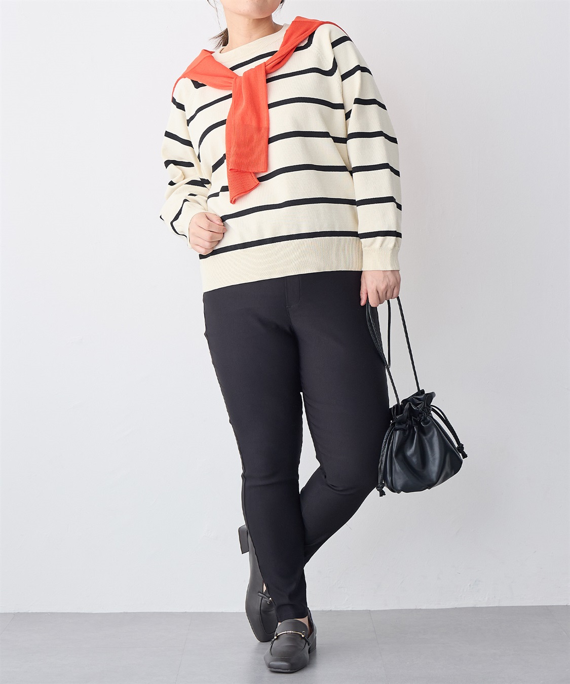 anyfee 【anyfee/プラスサイズ】ビックシルエットラグランニットプルオーバー_sub_23