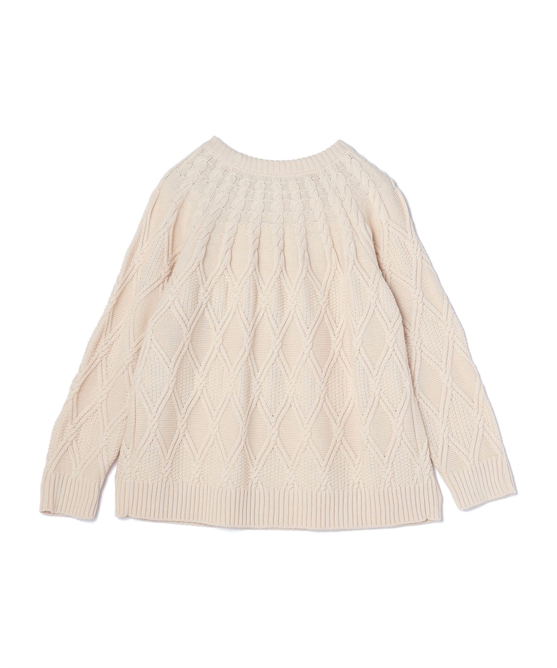 anyfee 【anyfee/プラスサイズ】ケーブル編みニットプルオーバー_sub_24