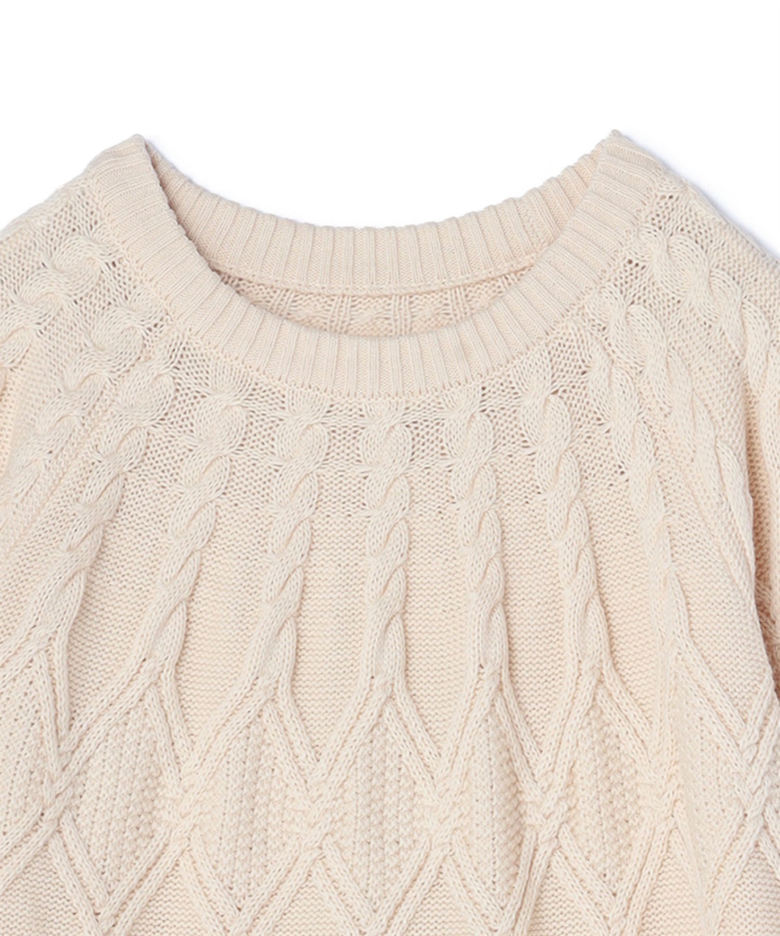 anyfee 【anyfee/プラスサイズ】ケーブル編みニットプルオーバー_sub_25