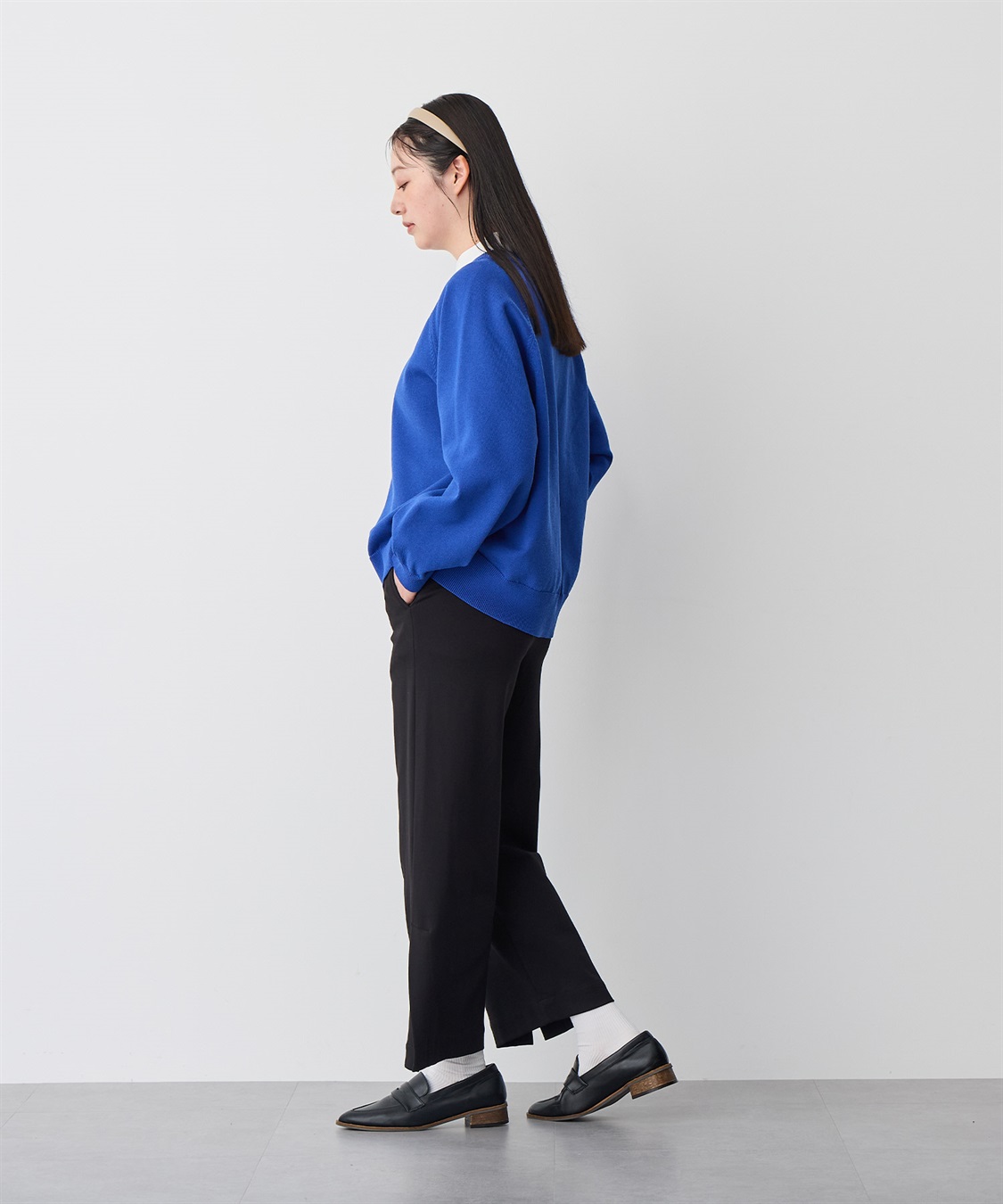 anyfee 【anyfee/プラスサイズ】パールボタン付け襟_sub_14