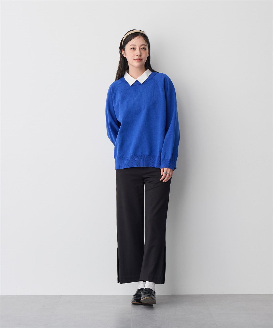 anyfee 【anyfee/プラスサイズ】パールボタン付け襟_sub_15