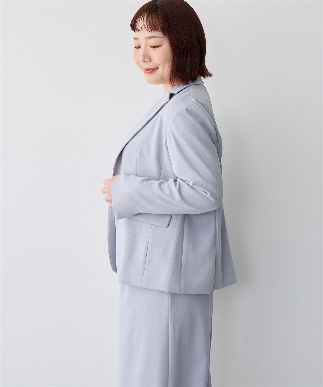 anyfee 【anyfee/プラスサイズ】テーラードジャケット《ウォッシャブル/洗濯OK》セレモニー/オケージョン/新生活/上下別売り_sub_8