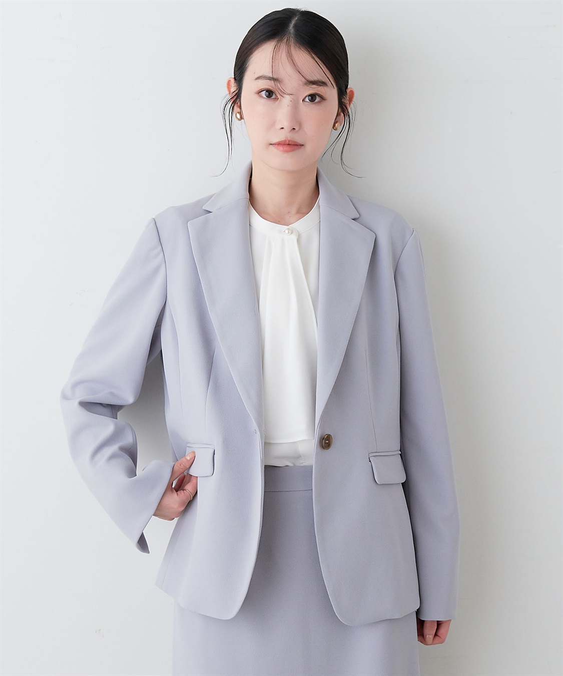 anyfee 【anyfee/プラスサイズ】テーラードジャケット《ウォッシャブル/洗濯OK》セレモニー/オケージョン/新生活/上下別売り_sub_11
