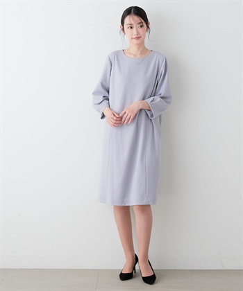Life Style by cross marche 【anyfee/プラスサイズ】プリンセスラインワンピース《ウォッシャブル/洗濯OK》セレモニー/オケージョン/新生活_subthumb_3