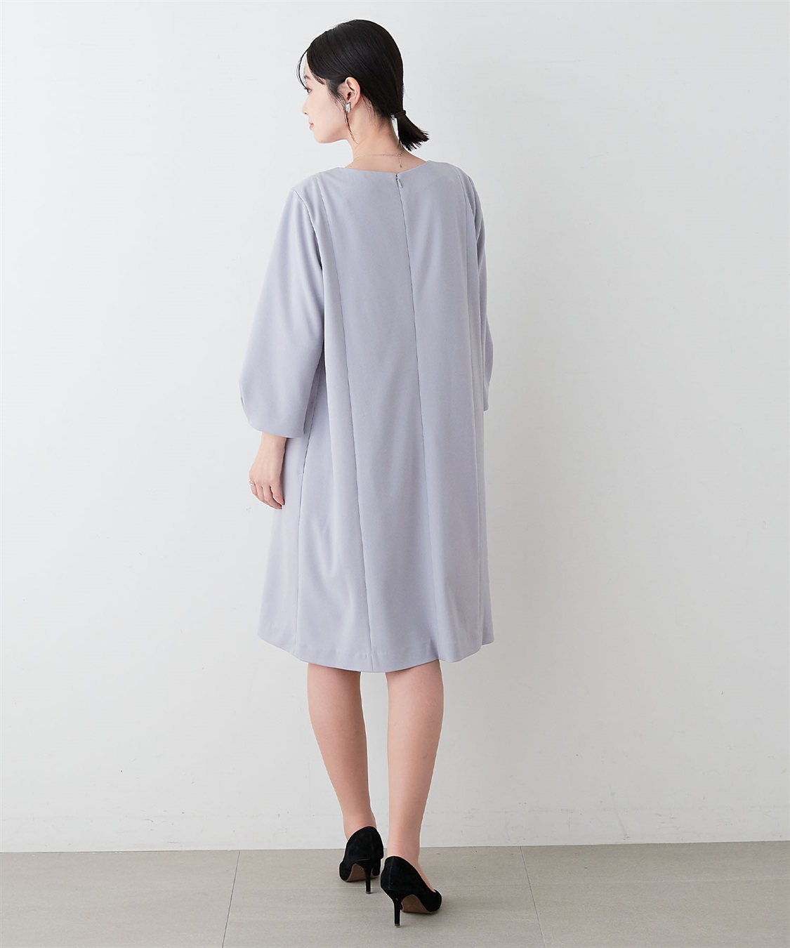 anyfee 【anyfee/プラスサイズ】プリンセスラインワンピース《ウォッシャブル/洗濯OK》セレモニー/オケージョン/新生活_sub_5