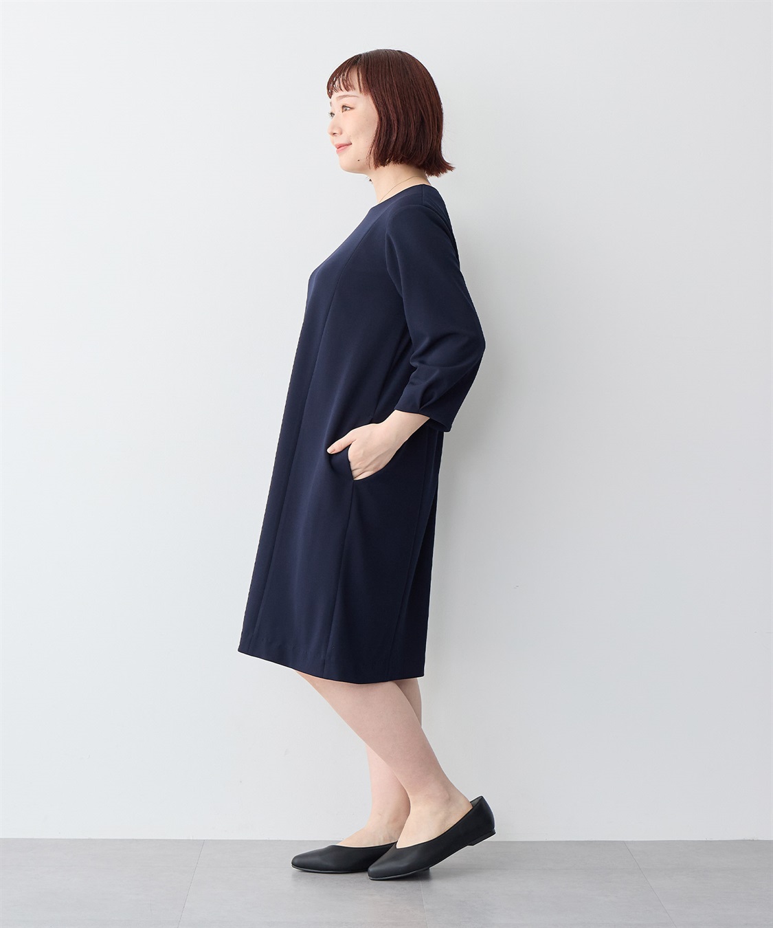 anyfee 【anyfee/プラスサイズ】プリンセスラインワンピース《ウォッシャブル/洗濯OK》セレモニー/オケージョン/新生活_sub_7