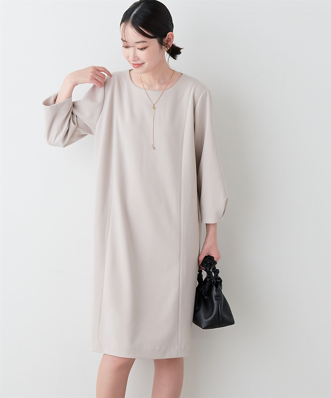 anyfee 【anyfee/プラスサイズ】プリンセスラインワンピース《ウォッシャブル/洗濯OK》セレモニー/オケージョン/新生活_sub_9