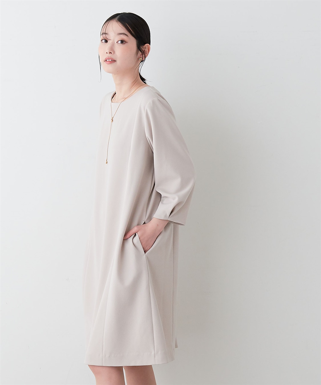 anyfee 【anyfee/プラスサイズ】プリンセスラインワンピース《ウォッシャブル/洗濯OK》セレモニー/オケージョン/新生活_sub_10