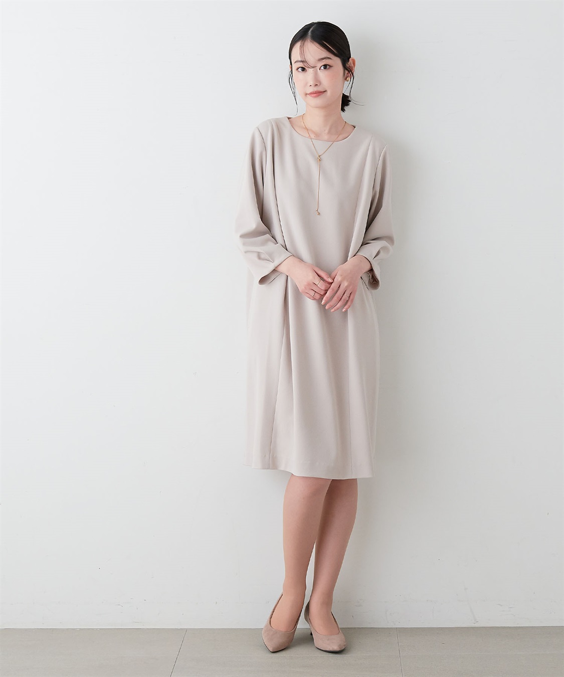 anyfee 【anyfee/プラスサイズ】プリンセスラインワンピース《ウォッシャブル/洗濯OK》セレモニー/オケージョン/新生活_sub_11