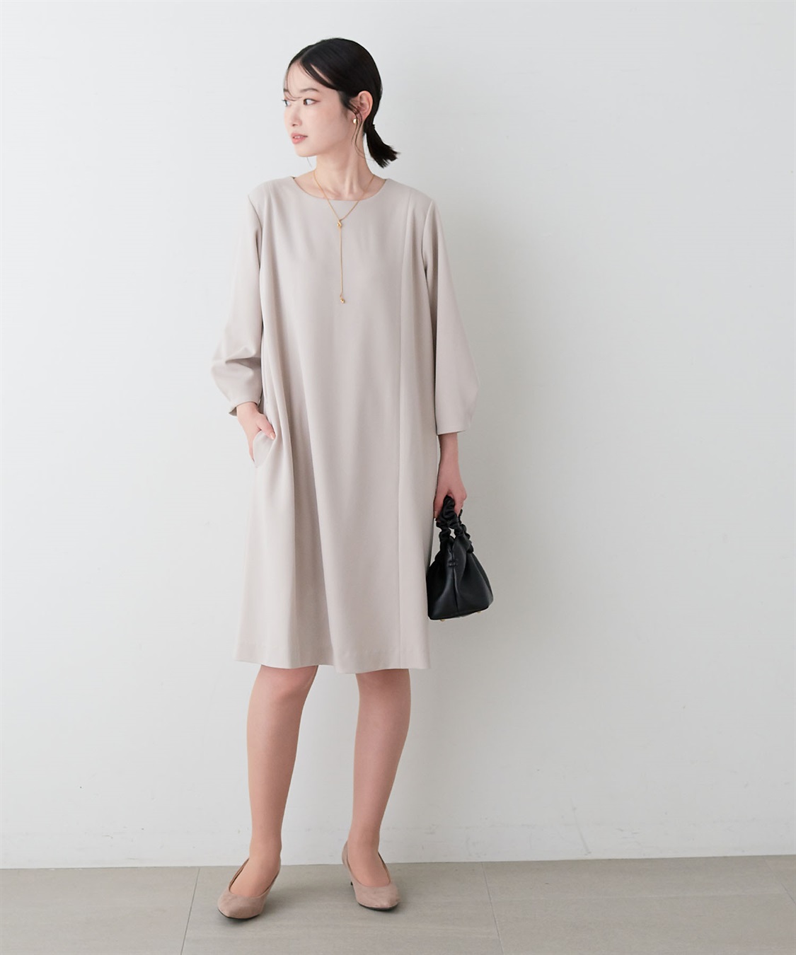 anyfee 【anyfee/プラスサイズ】プリンセスラインワンピース《ウォッシャブル/洗濯OK》セレモニー/オケージョン/新生活_sub_12