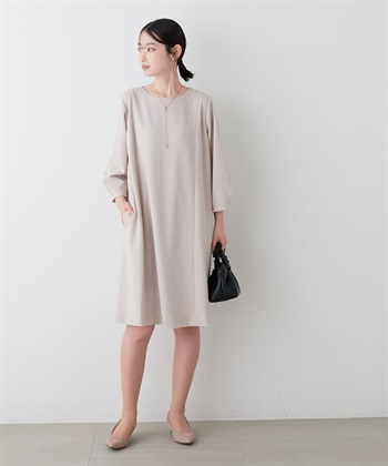 Life Style by cross marche 【anyfee/プラスサイズ】プリンセスラインワンピース《ウォッシャブル/洗濯OK》セレモニー/オケージョン/新生活_subthumb_12