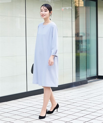 Life Style by cross marche 【anyfee/プラスサイズ】プリンセスラインワンピース《ウォッシャブル/洗濯OK》セレモニー/オケージョン/新生活_subthumb_13