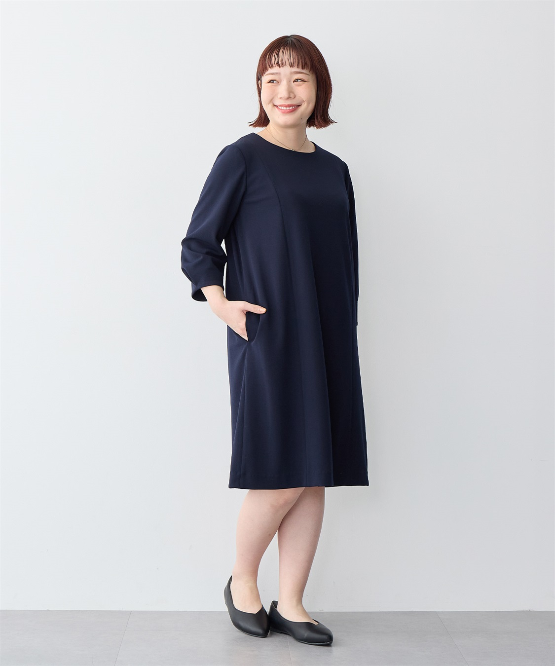 anyfee 【anyfee/プラスサイズ】プリンセスラインワンピース《ウォッシャブル/洗濯OK》セレモニー/オケージョン/新生活_sub_16