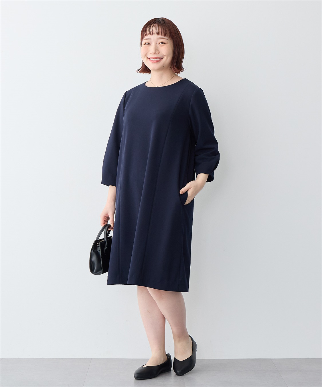 anyfee 【anyfee/プラスサイズ】プリンセスラインワンピース《ウォッシャブル/洗濯OK》セレモニー/オケージョン/新生活_sub_17