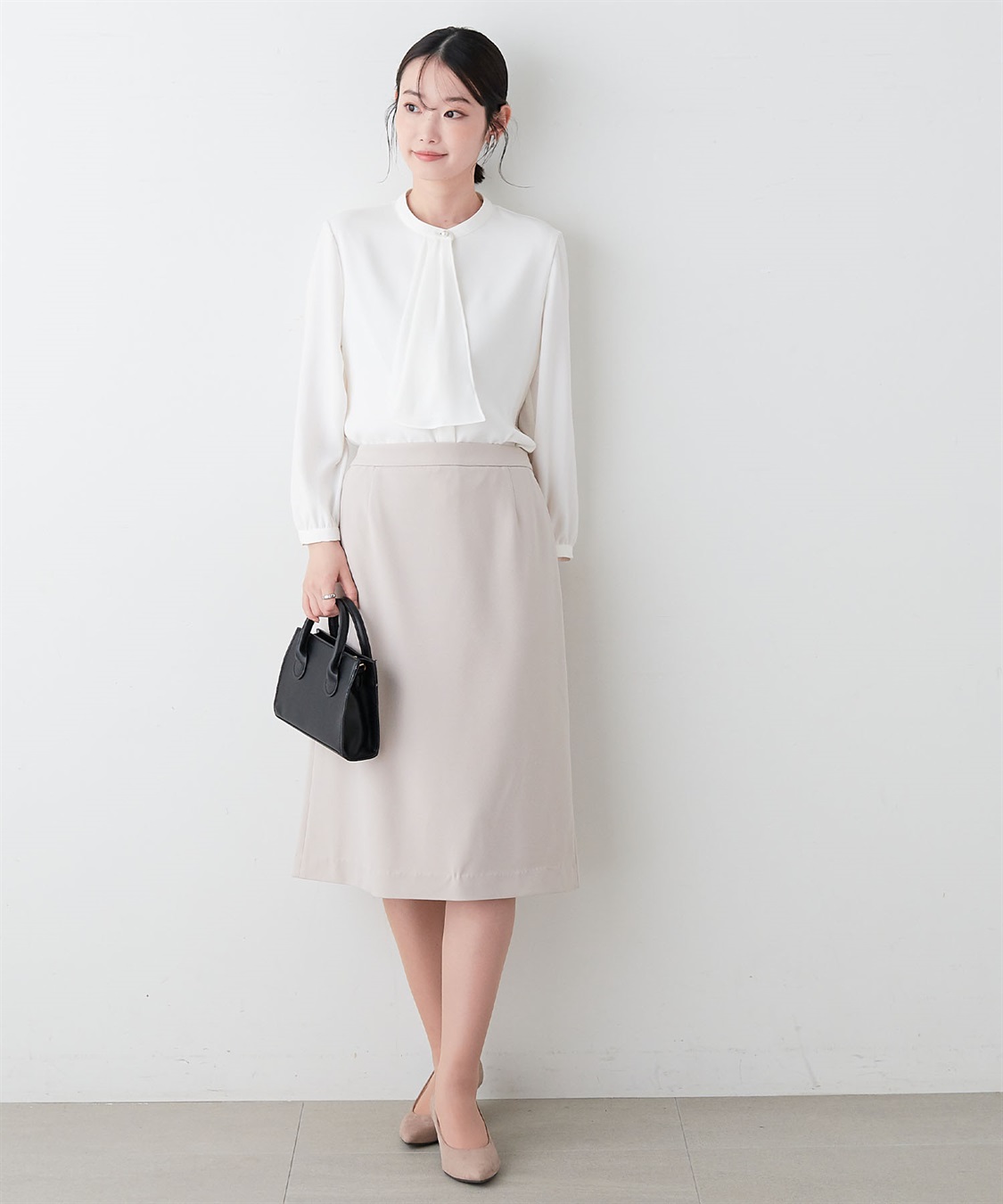 anyfee 【anyfee/プラスサイズ】セミタイトスカート《ウォッシャブル/洗濯OK》セレモニー/オケージョン/新生活/上下別売り_sub_2