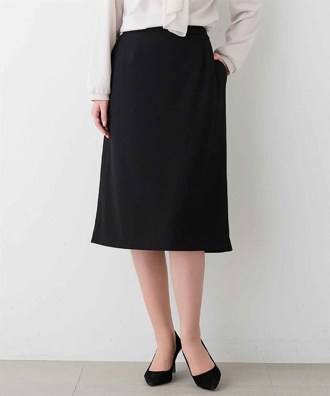 anyfee 【anyfee/プラスサイズ】セミタイトスカート《ウォッシャブル/洗濯OK》セレモニー/オケージョン/新生活/上下別売り_sub_9
