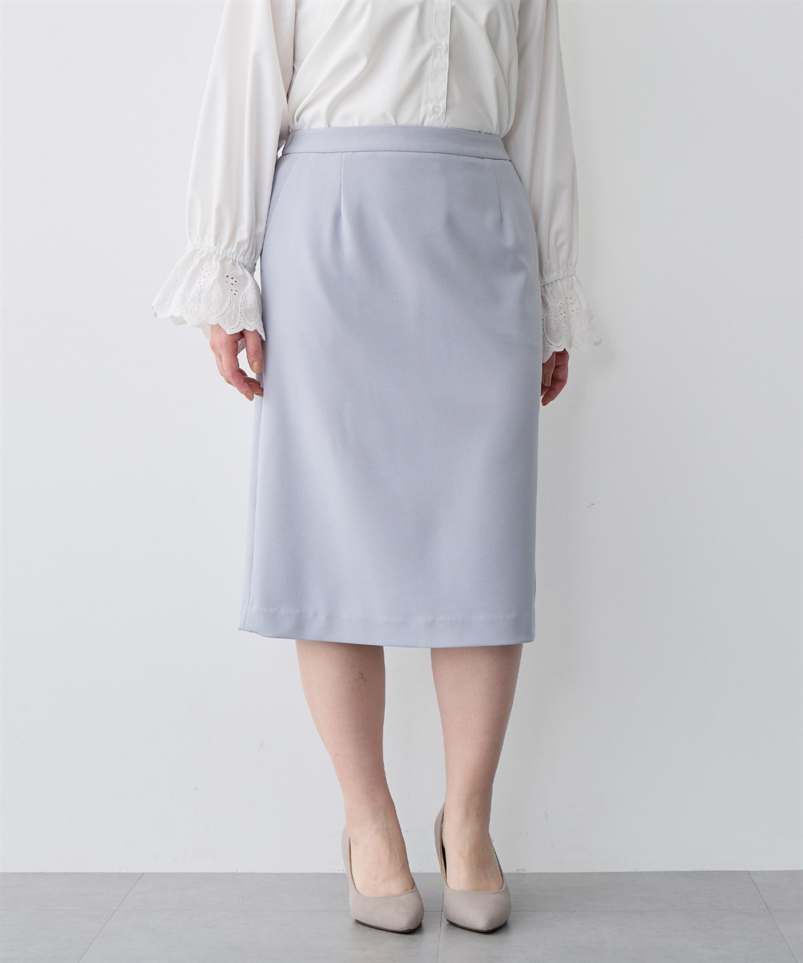anyfee 【anyfee/プラスサイズ】セミタイトスカート《ウォッシャブル/洗濯OK》セレモニー/オケージョン/新生活/上下別売り_sub_10