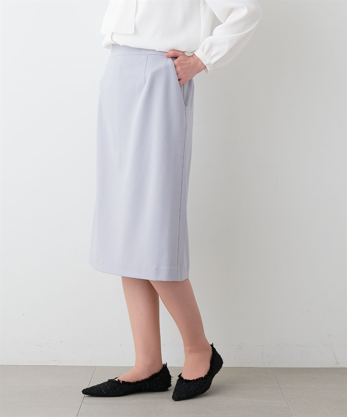 anyfee 【anyfee/プラスサイズ】セミタイトスカート《ウォッシャブル/洗濯OK》セレモニー/オケージョン/新生活/上下別売り_sub_15