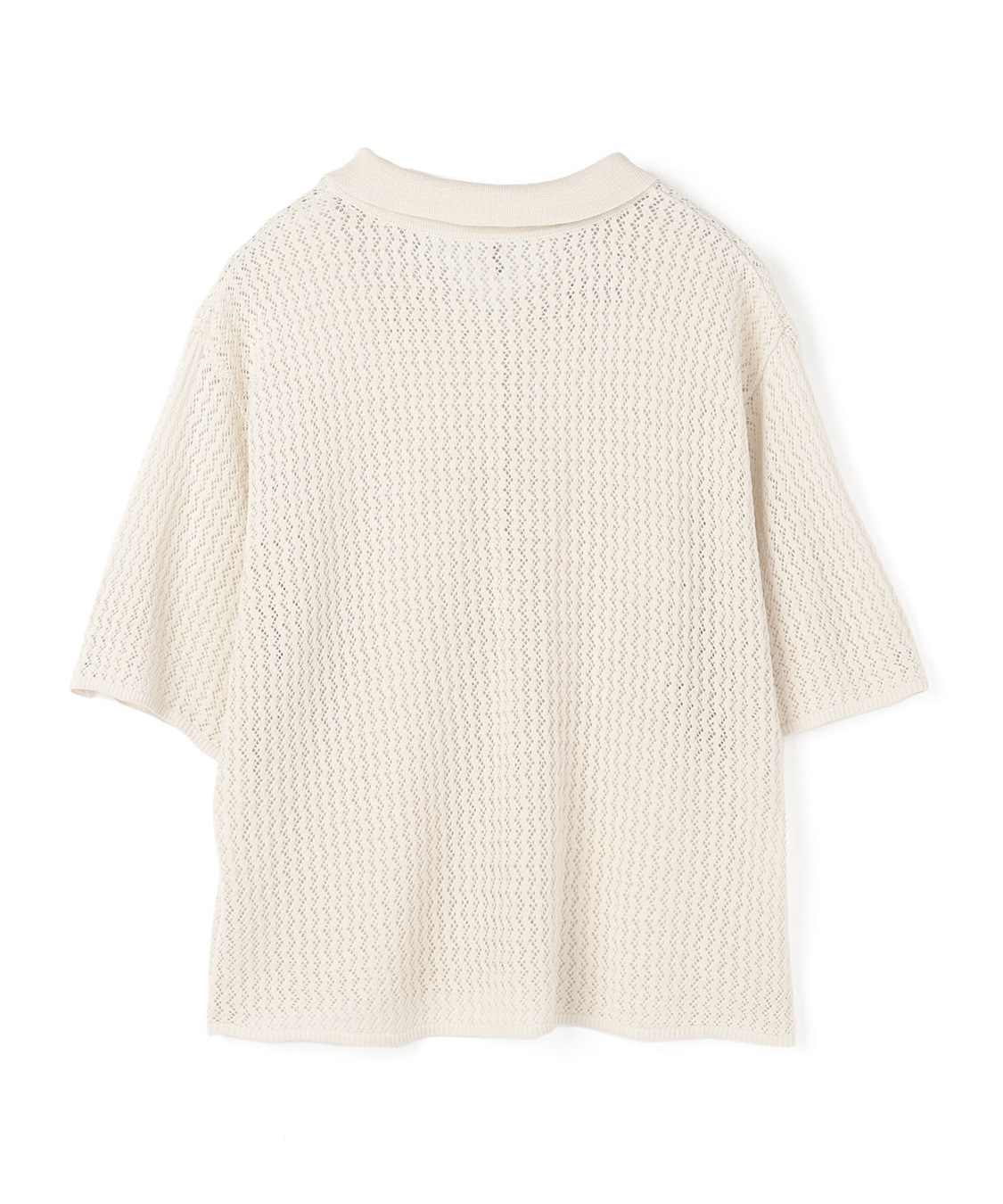 anyfee 【anyfee/プラスサイズ】透かし編みポロニットカーディガン_sub_25