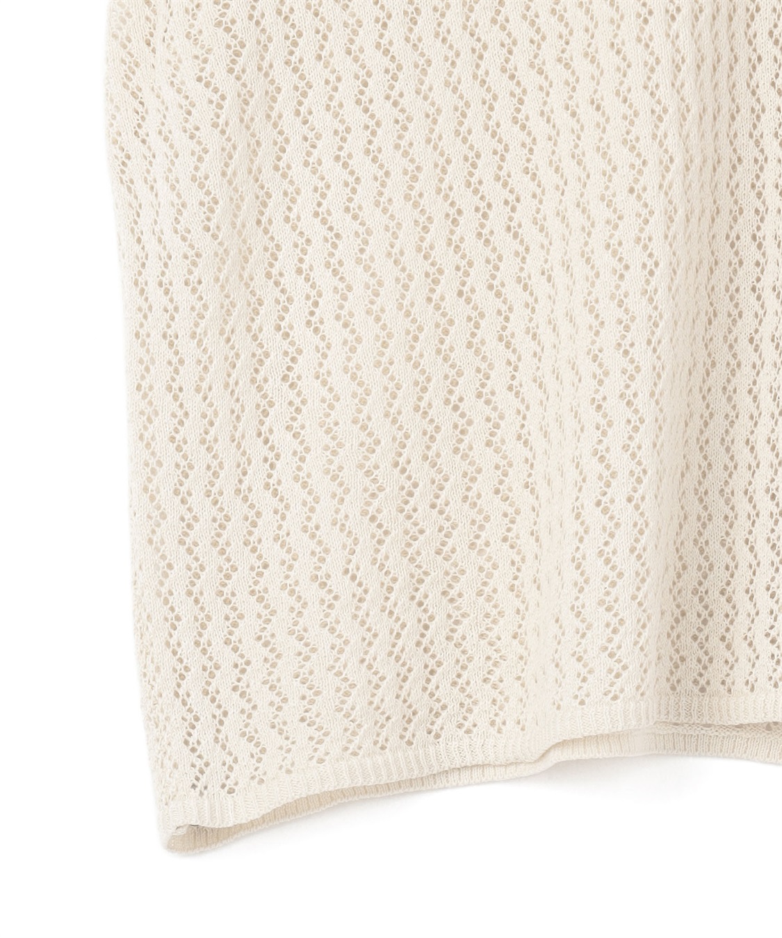 anyfee 【anyfee/プラスサイズ】透かし編みポロニットカーディガン_sub_28