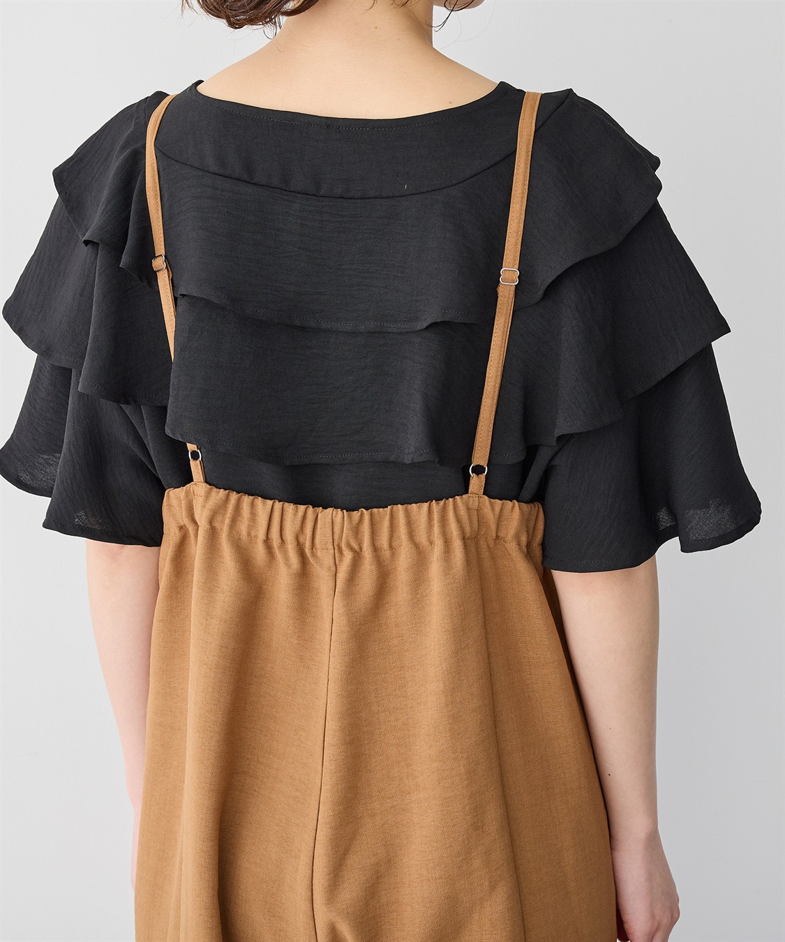 anyfee 【anyfee/プラスサイズ】リネン調キャミサロペット/オールインワン■リネンライクシリーズ■_sub_9