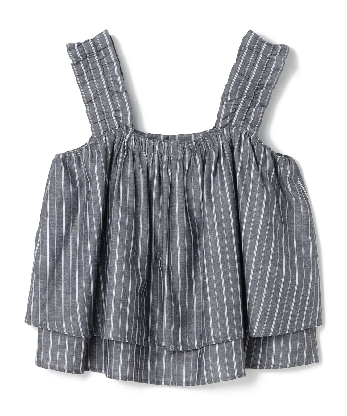 anyfee 【anyfee/プラスサイズ】肩ギャザーフレアキャミブラウス（UVカット・接触冷感）_sub_28