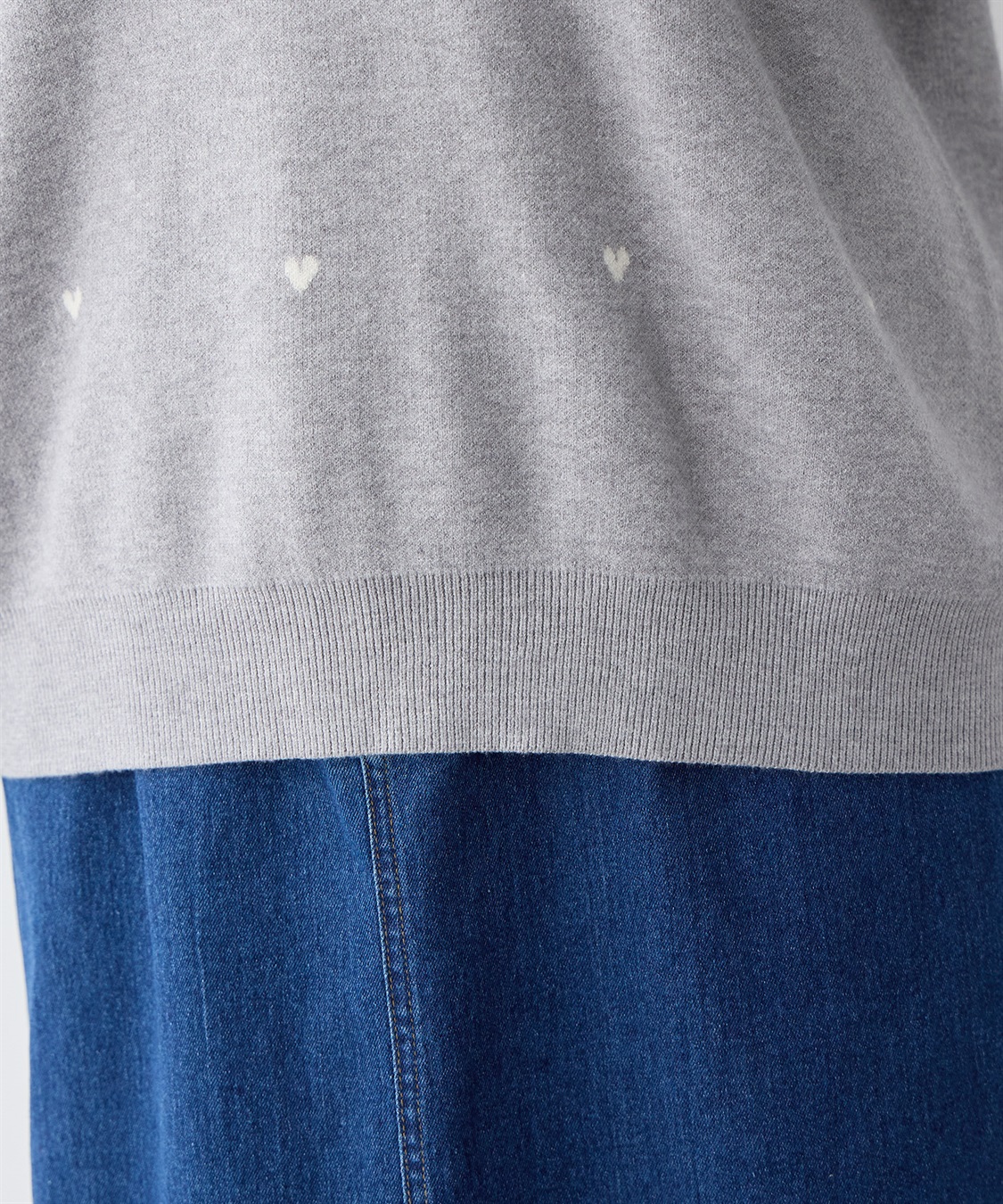 anyfee 【anyfee/大きいサイズ】Wフェイスハート柄ジャガードラグランニット_sub_18