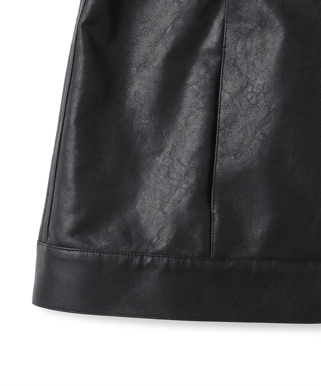 Life Style by cross marche 【anyfee/大きいサイズ】フェイクレザーノーカラージャケット_sub_28