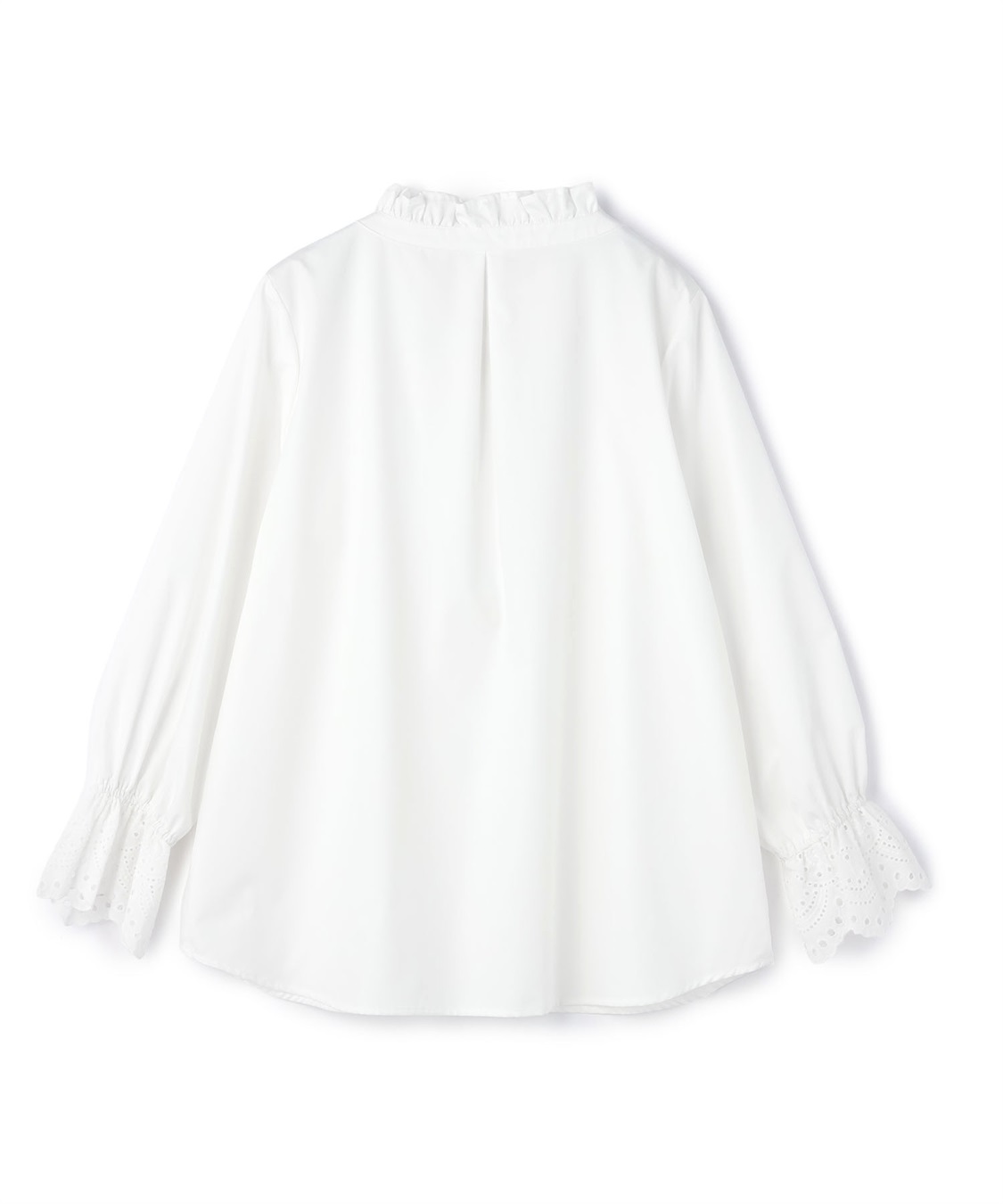 Life Style by cross marche 【anyfee/大きいサイズ】袖口レースフリル襟シャツ/ブラウス_sub_25