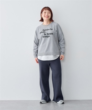 anyfee 【anyfee/大きいサイズ】ロゴ刺繍ニットロンT_subthumb_16