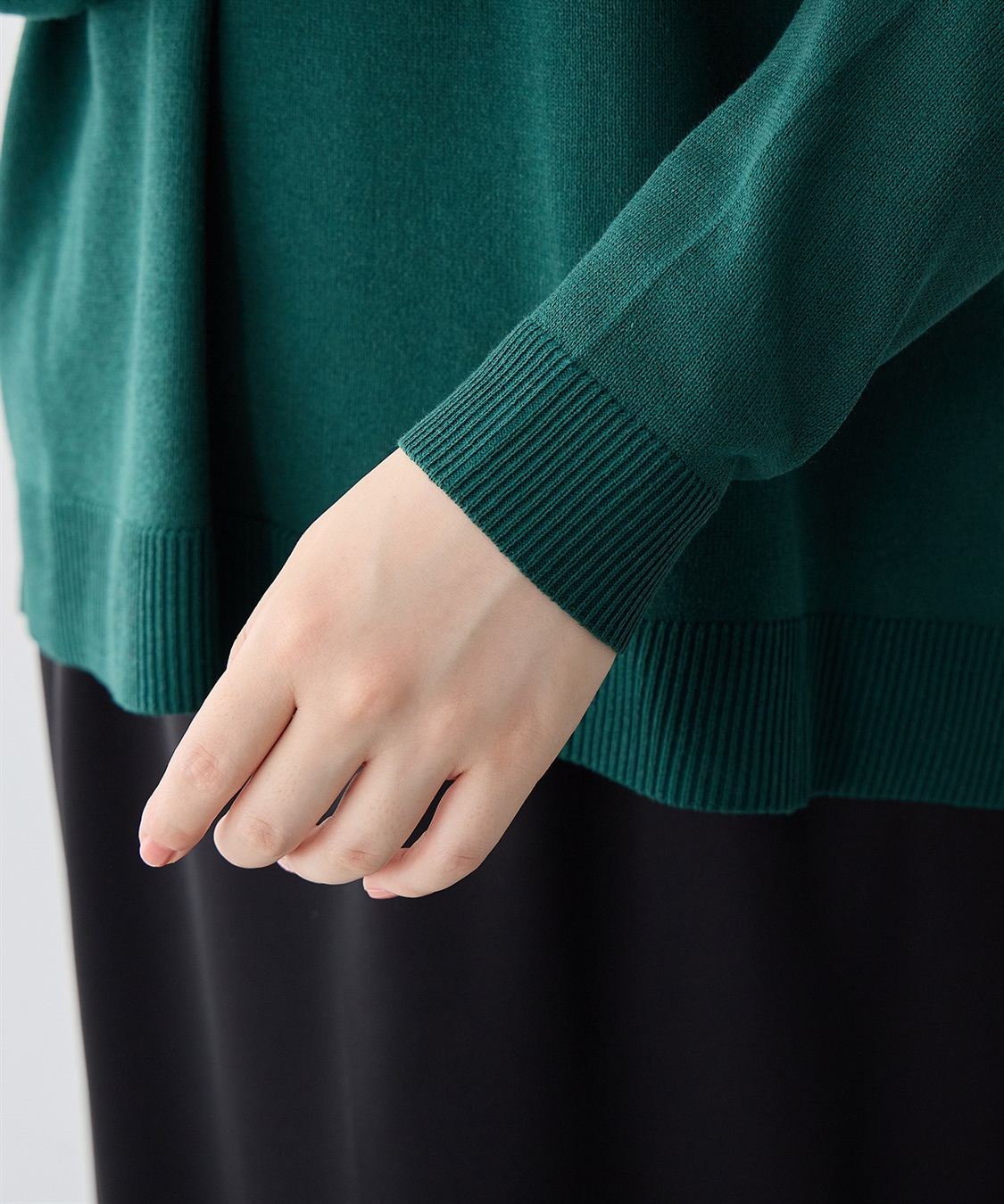 anyfee 【anyfee/大きいサイズ】ロゴ刺繍ニットロンT_sub_20