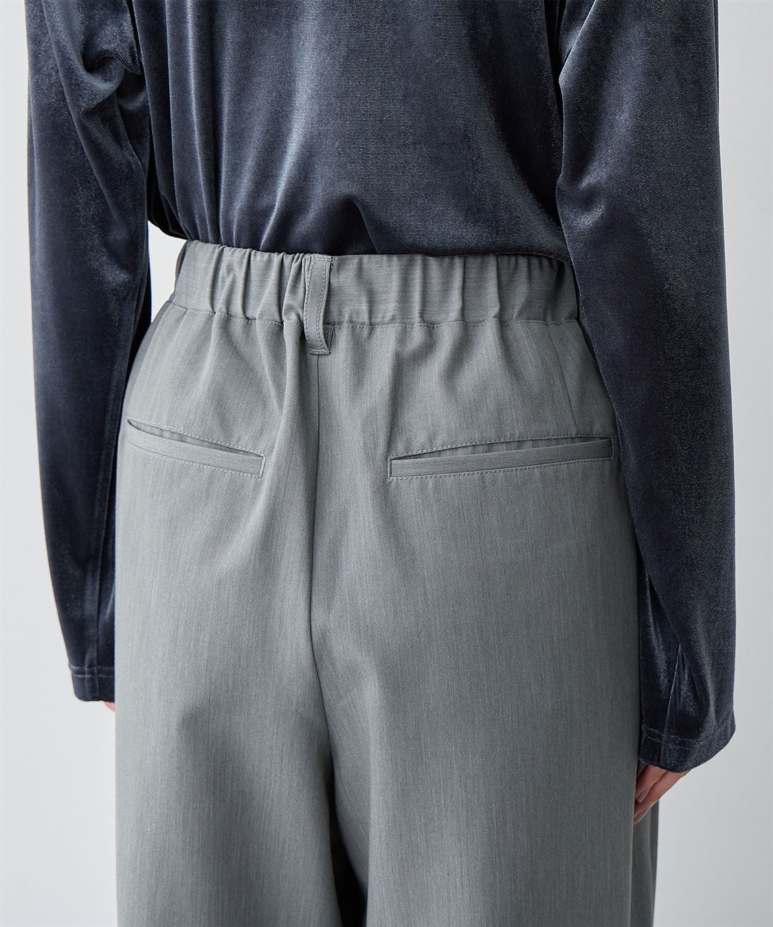 anyfee 【anyfee/大きいサイズ】ウエストゴム多タックワイドパンツ《低身長サイズ有》_sub_11