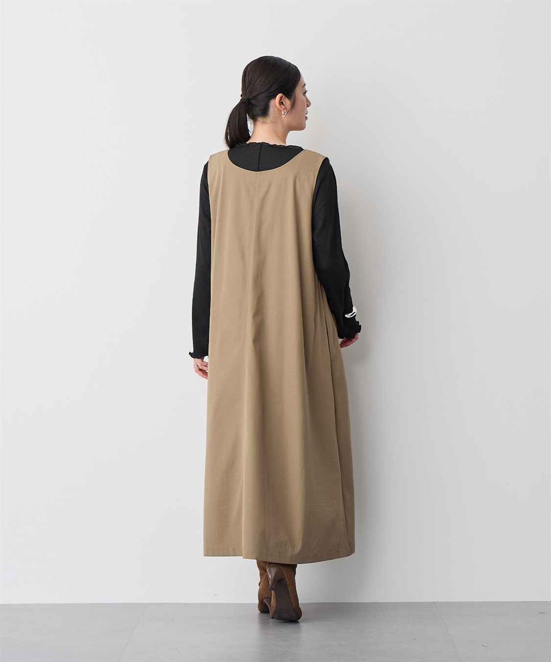 anyfee 【anyfee/プラスサイズ】Aライン撥水ジャンスカ_sub_12