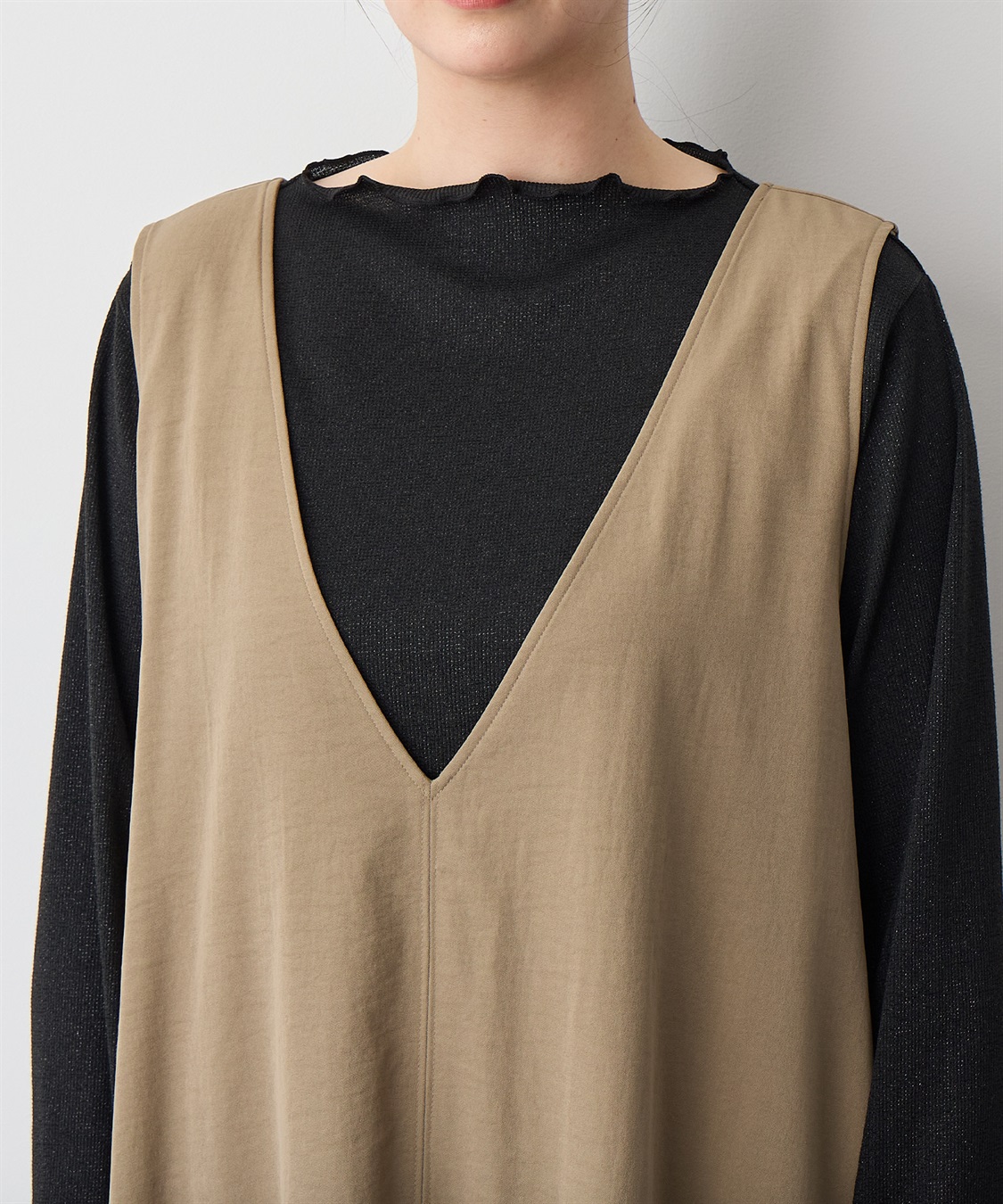 anyfee 【anyfee/プラスサイズ】Aライン撥水ジャンスカ_sub_13